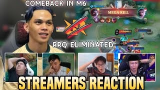 Streamers reaction to RRQ Being ELIMINATED in SPS Against AI ESPORTS😱😱 [upl. by Kele]