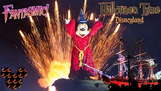 Disneyland Fantasmic Spooky Halloween Season Fireworks Show [upl. by Eirffej]