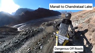 Series Trailer  manali to chandratal lake by bike  chandratal lake latest video  MotoManu [upl. by Nayb622]