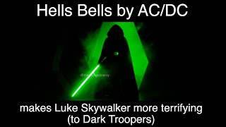 Luke Skywalker vs Dark Troopers set to Hells Bells by ACDC [upl. by Kelsy]