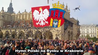 Hymn Polski zagrany przez hejnalistę w Krakowie 🇵🇱 [upl. by Trula]