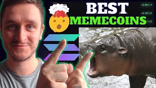 Best Meme Coins on Solana  MOODENG BILLY GIGA MICHI POPCAT MUMU [upl. by Imogene]