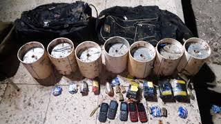 IEDs and components found in Iraq [upl. by Gazzo]