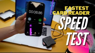 SPEED TEST UHSII vs UHSI  ProGrade CFexpress Type B and SD DualSlot Memory Card Reader [upl. by Becht]