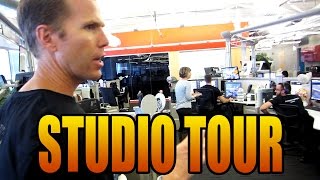 Studio Tour of Sledgehammer Games Makers of Advanced Warfare [upl. by Barcot381]