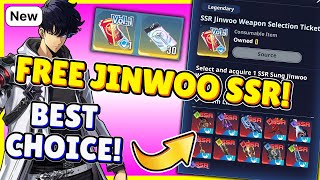 EPIC FREE SSR JINWOO WEAPON amp 10000 ESSENCE30 SUMMONS WHAT TO CHOOSE Solo Leveling Arise [upl. by Bronson417]