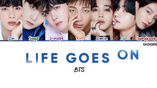 BTS 방탄소년단  Life Goes On  Kolay Okunuş [upl. by Gypsie98]