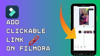 How to Add Clickable Link on Filmora App 2024 [upl. by Turnheim]