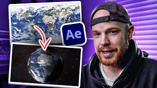 Spinning Globe in After Effects  Beginners Tutorial [upl. by Norse]