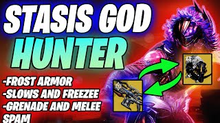 THIS NEW HUNTER Build Makes STASIS Hunter DOMINATE PVE Best Hunter Build Destiny 2 [upl. by Eseneg]