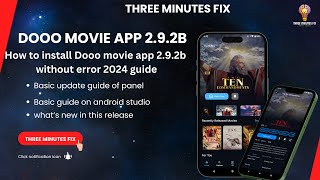 How to Install Dooo Movie App 292b without error 2024 guide  Three Minutes Fix [upl. by Tabbie821]