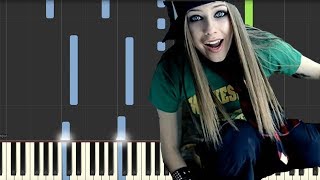 Avril Lavigne  Skater Boy  Instrumental Piano cover Ska8er Boi [upl. by Binni]