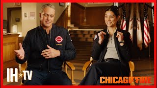 Taylor Kinney amp Miranda Rae Mayo Interview  Chicago Fire 2024 [upl. by Dlabihcra]