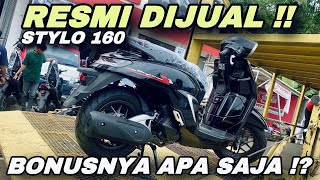 PALING DITUNGGU DATANG JUGA ‼️ HONDA STYLO 160 CBS BLACK INI BONUSNYA 🔥🔥 [upl. by Acissehc]