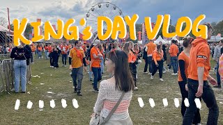 🇳🇱荷蘭交換 vlog 3｜荷蘭國王節初體驗🫅、Kingsland Festival 2024 [upl. by Azilanna209]