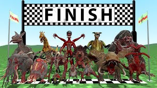 WHO IS THE FASTEST ZOOCHOSIS MUTANT ANIMALS in Garrys Mod [upl. by Melamie412]