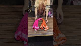 Saree dyeing tamil tamilshorts chennai sareescollection [upl. by Wallraff]