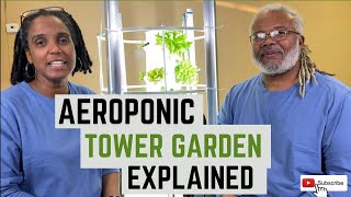 Aeroponic gardening for beginners  Tower Garden [upl. by Nollek]