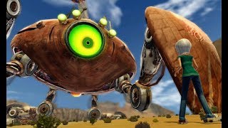 Monsters Vs Aliens  Ch 3 In the Canyons THE BIG STING  Part 16 Xbox 360 [upl. by Aninahs]