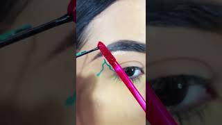 Eyeliner hack shorts viralhacks makuphacks beautyhacks hack makuplook eyemakeup eyeliner [upl. by Etnoj]