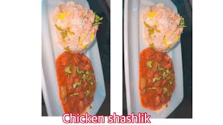 Chicken Shashlik With Gravy Recipe happycookingtoyou chickenshashlikrecipe thecreativechannel [upl. by Panthea]