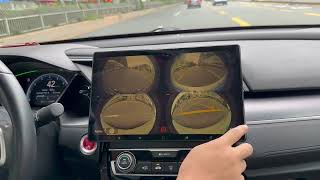 360 Camera works while the car is driving with Android 12 Radio [upl. by Llednew]