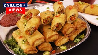 Spring Roll Recipe 15 मिनट में बाजार जैसे क्रिस्पी स्प्रिंग रोल्स ऐसा तरीका रोज बनाएंगे Spring Roll [upl. by Cassandry]