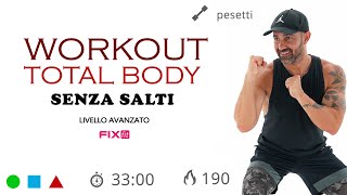 Allenamento Total Body Esercizi Focus Braccia e Glutei Senza Salti [upl. by Stephannie]