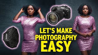 THIS IS HOW EASY PHOTOGRAPHY CAN GET  CANON EOS R  GODOX AD600BM  SIGMA ART 85mm 14 Lens [upl. by Hasila]