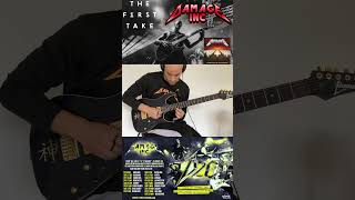 Metallica  Damage Inc Guitar Cover OUT NOW Shorts [upl. by Mechling]