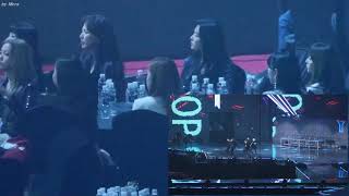 Red Velvet Blackpink reaction to BTS MIC DROP SMA [upl. by Furtek]