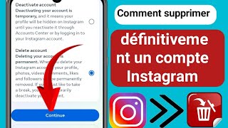 Comment supprimer définitivement un compte Instagram nouvelle mise à jour [upl. by Costanzia793]