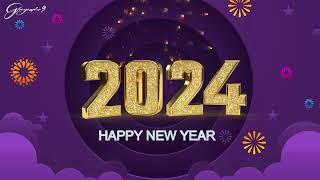 Happy New Year New Year 2024 Whatsapp Status Animation Video  Motion Graphics  After Effects [upl. by Lajet]