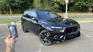 2024 BMW X7 M60i Start Up Exhaust Test Drive Walkaround POV and Review [upl. by Ariella]