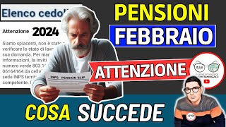 INPS⚠️ PENSIONI FEBBRAIO 2024 ➡ CEDOLINI e DETTAGLIO BLOCCATI con NOVITà AUMENTI NETTI quando [upl. by Sucramed]