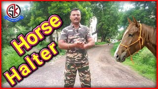 Horse Halter घोडे की मोहरी बनाये [upl. by Haskins226]