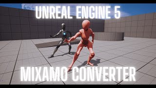 Tutorial de Unreal Engine 5  Mixamo a Unreal Engine 5 con MixamoConverter [upl. by Ralina]