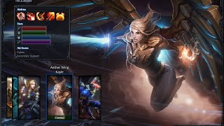 Aether Wing Kayle Skin Spotlight Gameplay 1080p HD [upl. by Loftis]