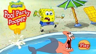 SpongeBob Squarepants Pool Party Pooper HighScore Gameplay [upl. by Gwenni]