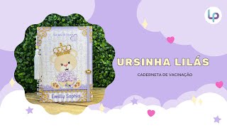 Caderneta de Vacinação Personalizada  Ursinha Princesa [upl. by Tavia309]