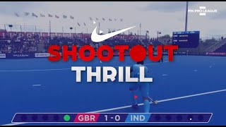 Shootout Thrill India vs Great Britain  FIHProLeague  Hockey [upl. by Zulaledairam901]