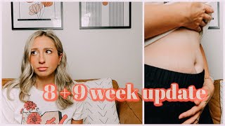 89 WEEK PREGNANCY UPDATE  SYMPTOMS MORNING SICKNESS FEELING MISERABLE [upl. by Sophi]