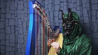 Eat Drink and Be Merry  Lever Harp Solo [upl. by Inaej]