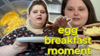 Amberlynn loves an egg breakfast moment [upl. by Gonyea875]