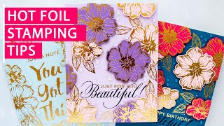 Hot Foil Stamping Tips [upl. by Easlehc]