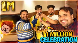 vlog11  1 MILLION SUBS CELEBRATION WITH GAMINGWITHPAHADI Romeogamer001  FULL MASTI VLOG 🤣🤣🤣🤣 [upl. by Vachil366]