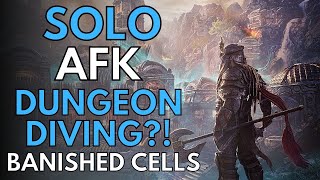 ESO  SOLO AFK Dungeon Run Banished Cells  Thorn Build [upl. by Casper285]