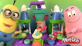 Pâte à Modeler Play Doh Glaces Royaume Château Crème Glacée Ice Cream Castle [upl. by Giarc]