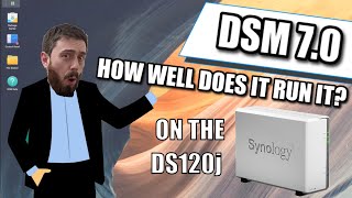 Synology DS120J NAS  How Well Does It Run DSM 70 [upl. by Nalat]