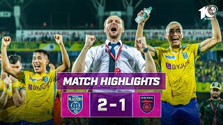 Match Highlights  Kerala Blasters FC 21 Odisha FC  MW 5  ISL 202324 [upl. by Ver85]